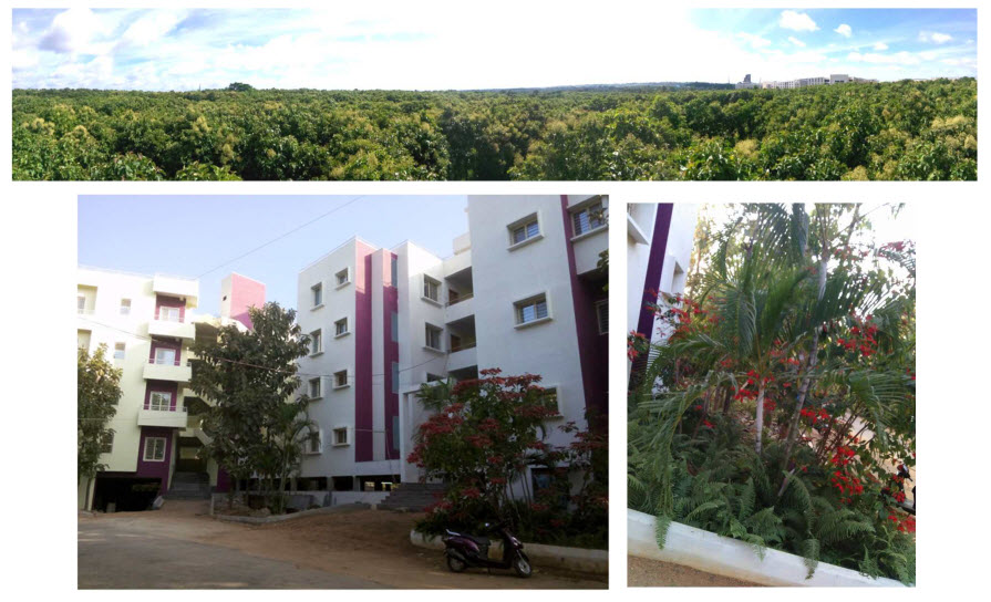 Emerald Enclave Apartments behind Infosys Mysore Grand Front