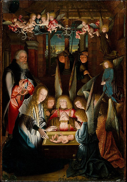 procedimiento Mirar protestante Medicina y Arte: ¿Aparecen un ángel y un pastor con síndrome de Down en una pintura  flamenca del siglo XVI sobre "La Adoración del Niño Jesús"?