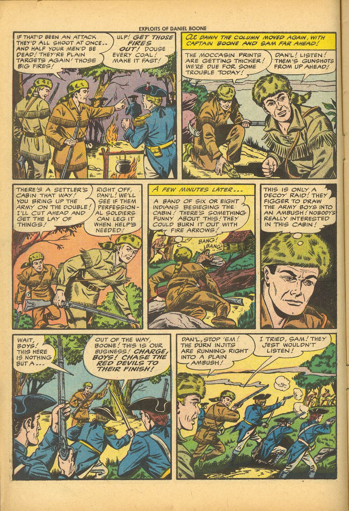 Read online Exploits of Daniel Boone comic -  Issue #3 - 6