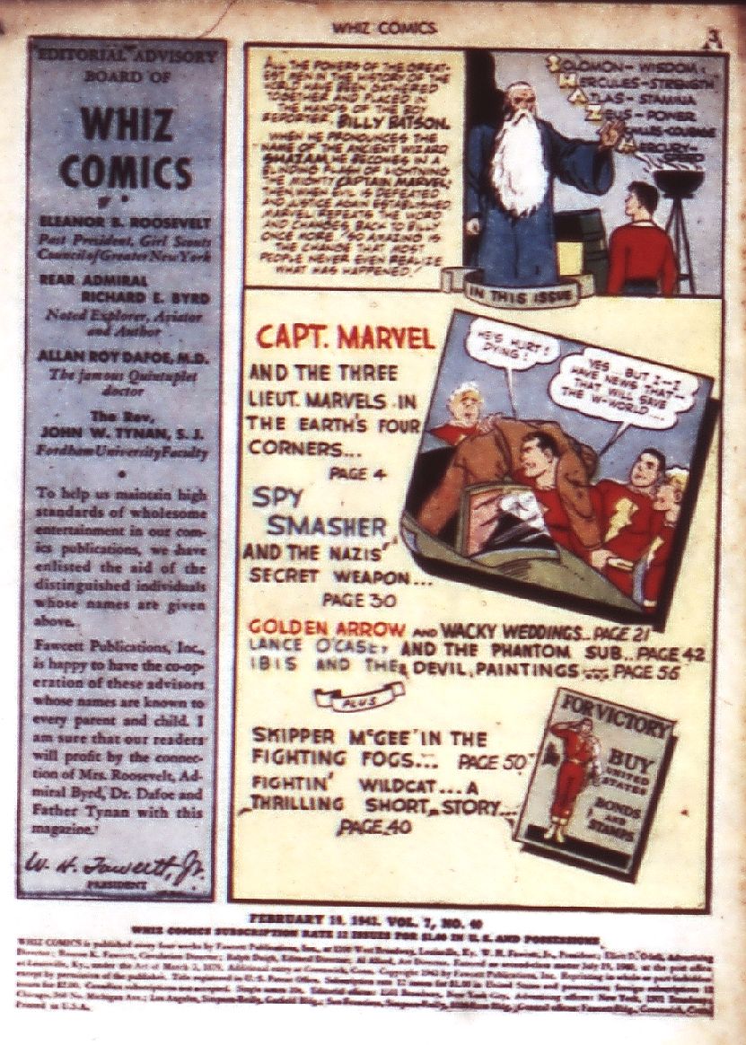 Read online WHIZ Comics comic -  Issue #40 - 3