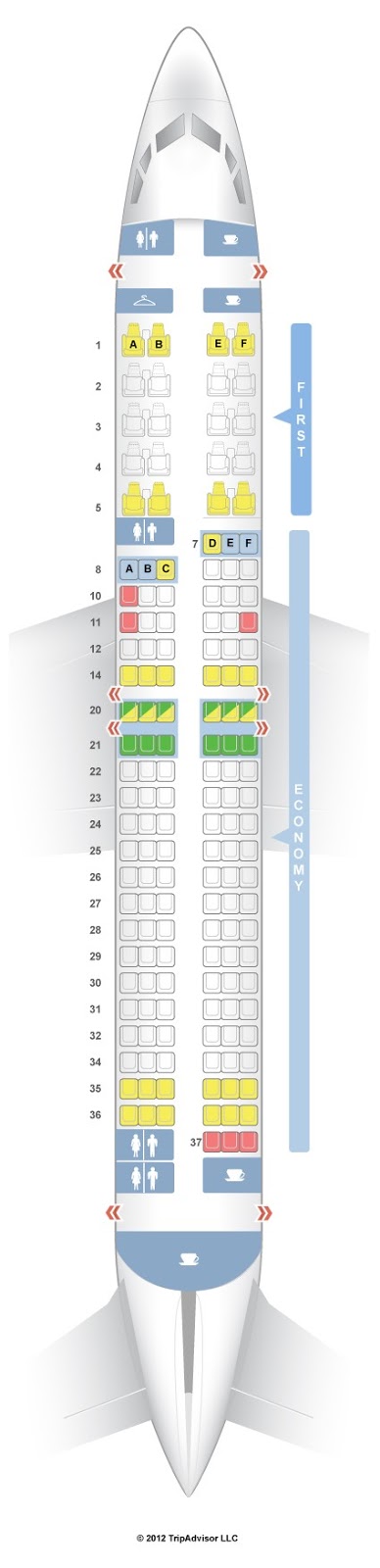 737 800 American Seating Chart