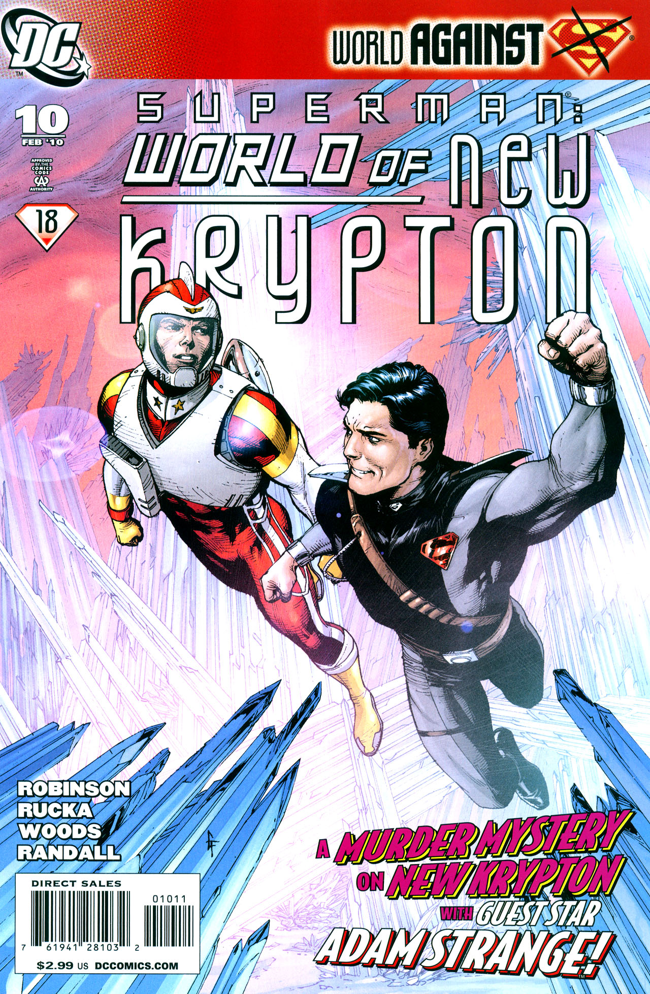 Superman: World of New Krypton issue 10 - Page 1