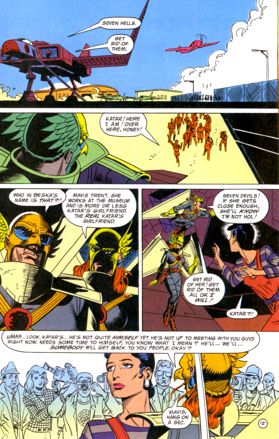 Read online Hawkworld (1990) comic -  Issue #24 - 12
