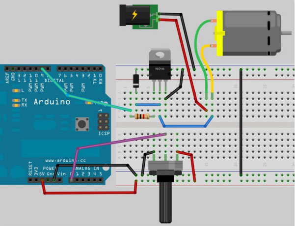 17 - Simple Motor Control - Belajar Arduino