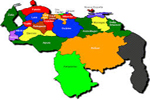 Mapa de los Estados que integran Venezuela Mapa de los Estados que integran Venezuela