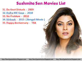 sushmita sen, movies list from, do not disturb, dulha mil gaya, no problem, nirbaak, happy anniversary, hot image download now