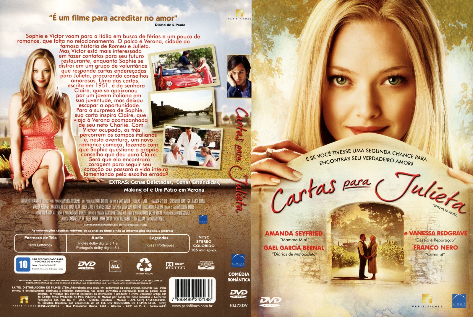 MAXIMUSS CAPAS: CARTAS PARA JULIETA (Letters to Juliet)