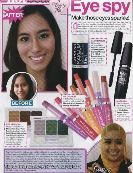 The REAL CurHat Sue: Maybelline Advertorial Make-up / Solekan ...