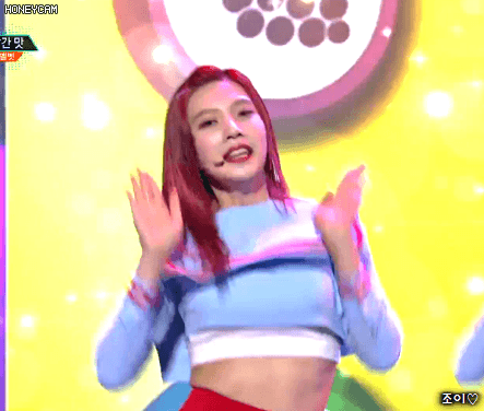 오늘자 뮤직뱅크 강렬한 빨간둥.gif | 인스티즈