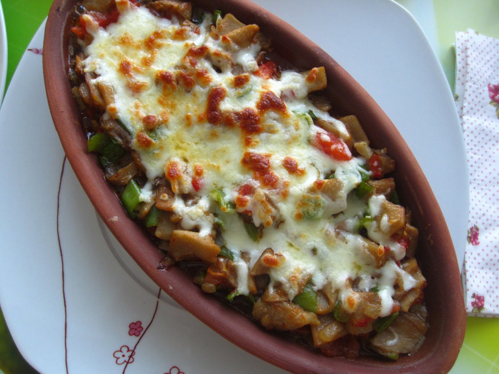 Aşk Mutfakta Pişer KİREMİTTE İSTİRİDYE MANTARI