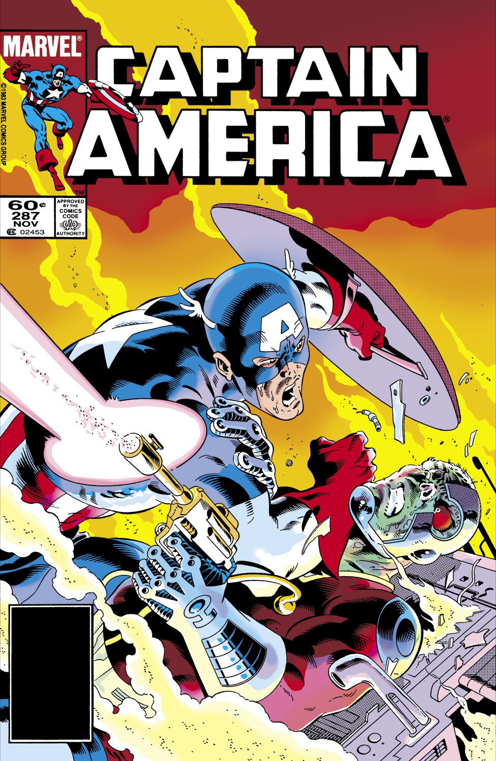 Read online Captain America (1968) comic -  Issue #287 - 1