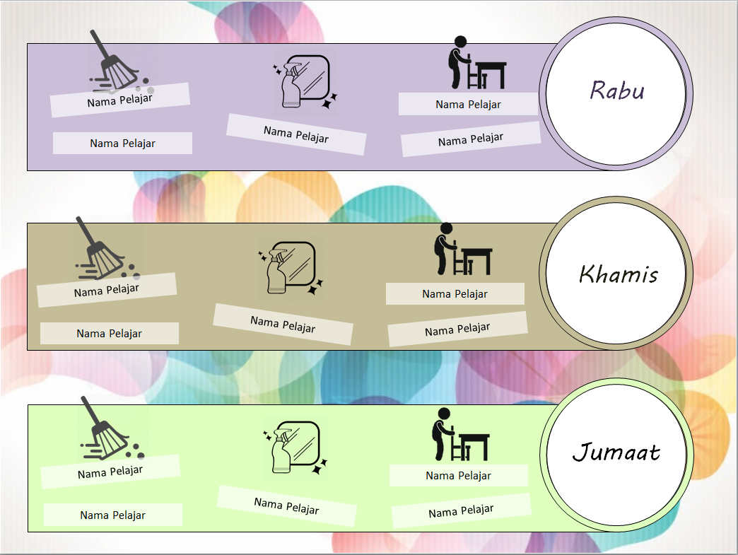 Jadual Bertugas Yang Kreatif - Pintu pagar · pastikan berada di pintu