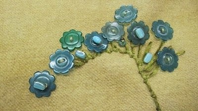 Поделки из пуговиц | crafts made of buttons