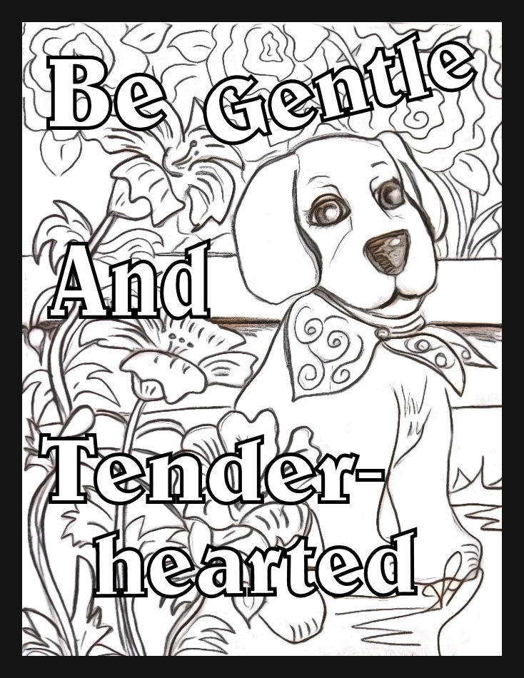 Be Gentle Coloring Page