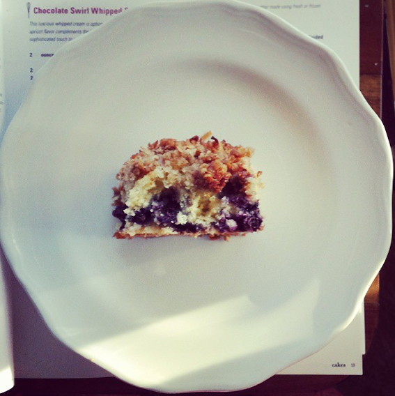 Tiff's Snippets Bon Appetit Desserts Blueberry Coffee Cake