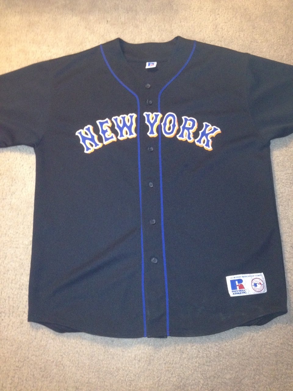 Vintage10916 Store Sewn New York Mets Russell Athletic Baseball Jersey