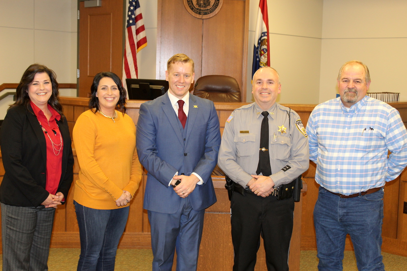 Swearing in of Texas County officials