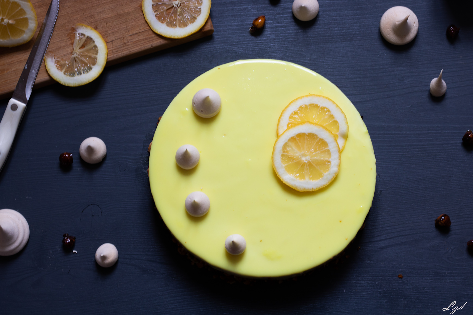 Entremet citron - noisette - Le goût d'abord