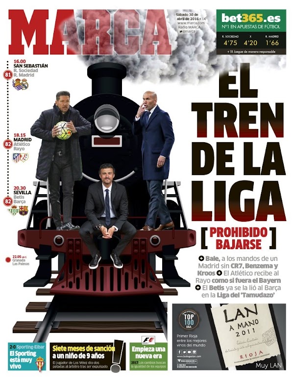 Liga, Marca: "El tren de la Liga"