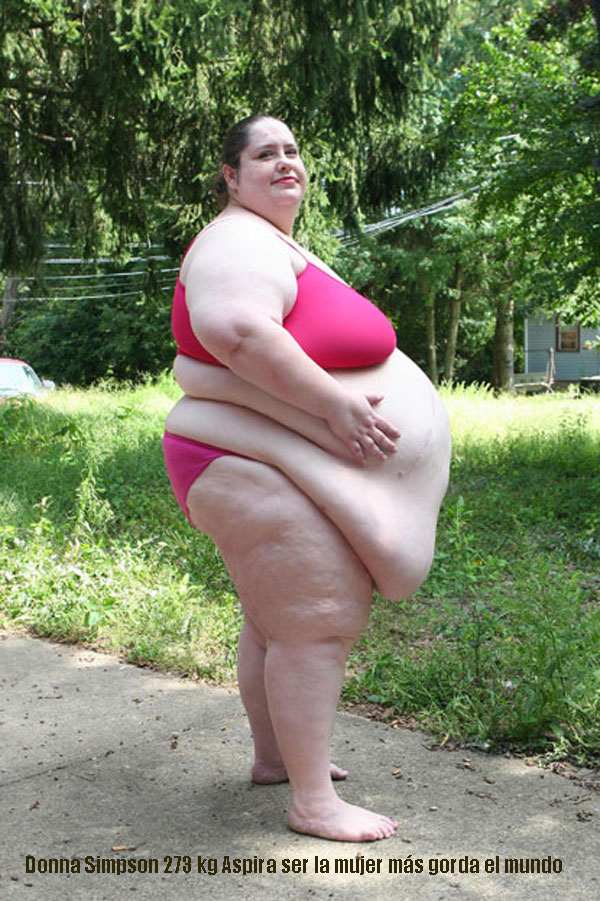 Donna Simpson 273 kg Aspira ser la mujer más gorda el mundo Donna Simpson 273 kg Aspira ser la mujer más gorda el mundo