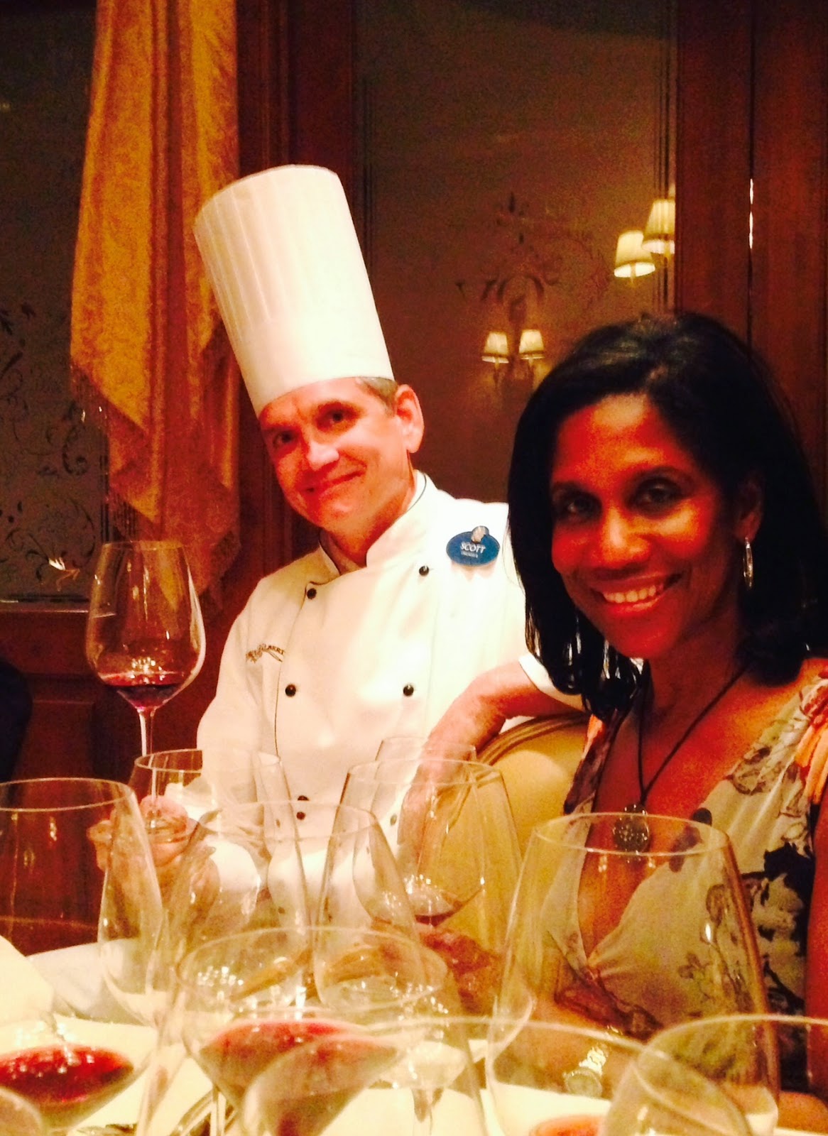 Wine Mise en abyme Orlando hometown favorite Victoria and Albert's