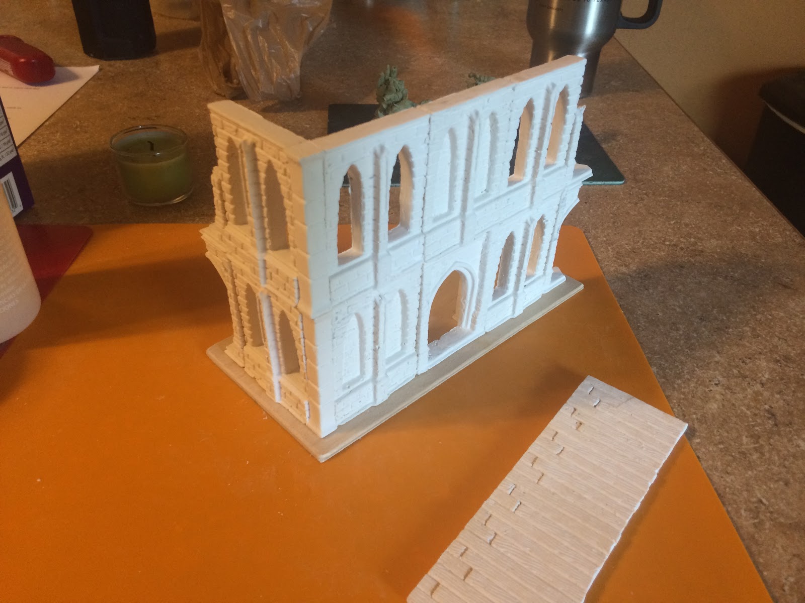Scenery Gothic plaster and resin build
