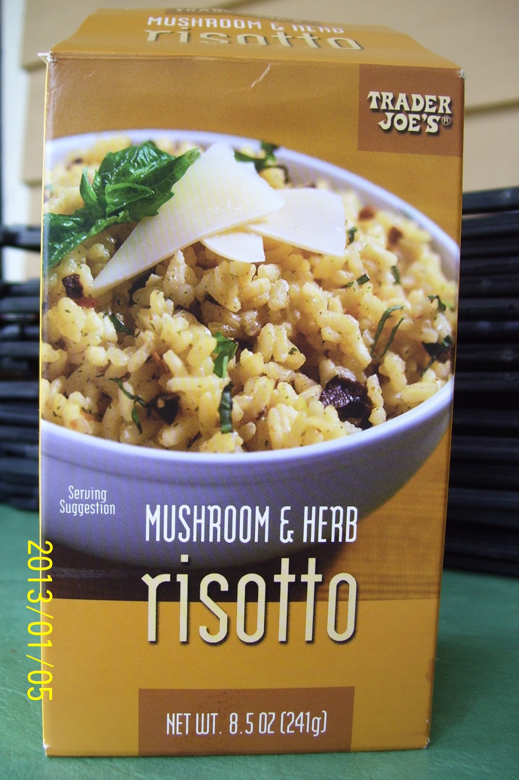 My Pic of the Day Mushroom & Herb Risotto Trader Joe's