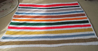 crocheted stripes