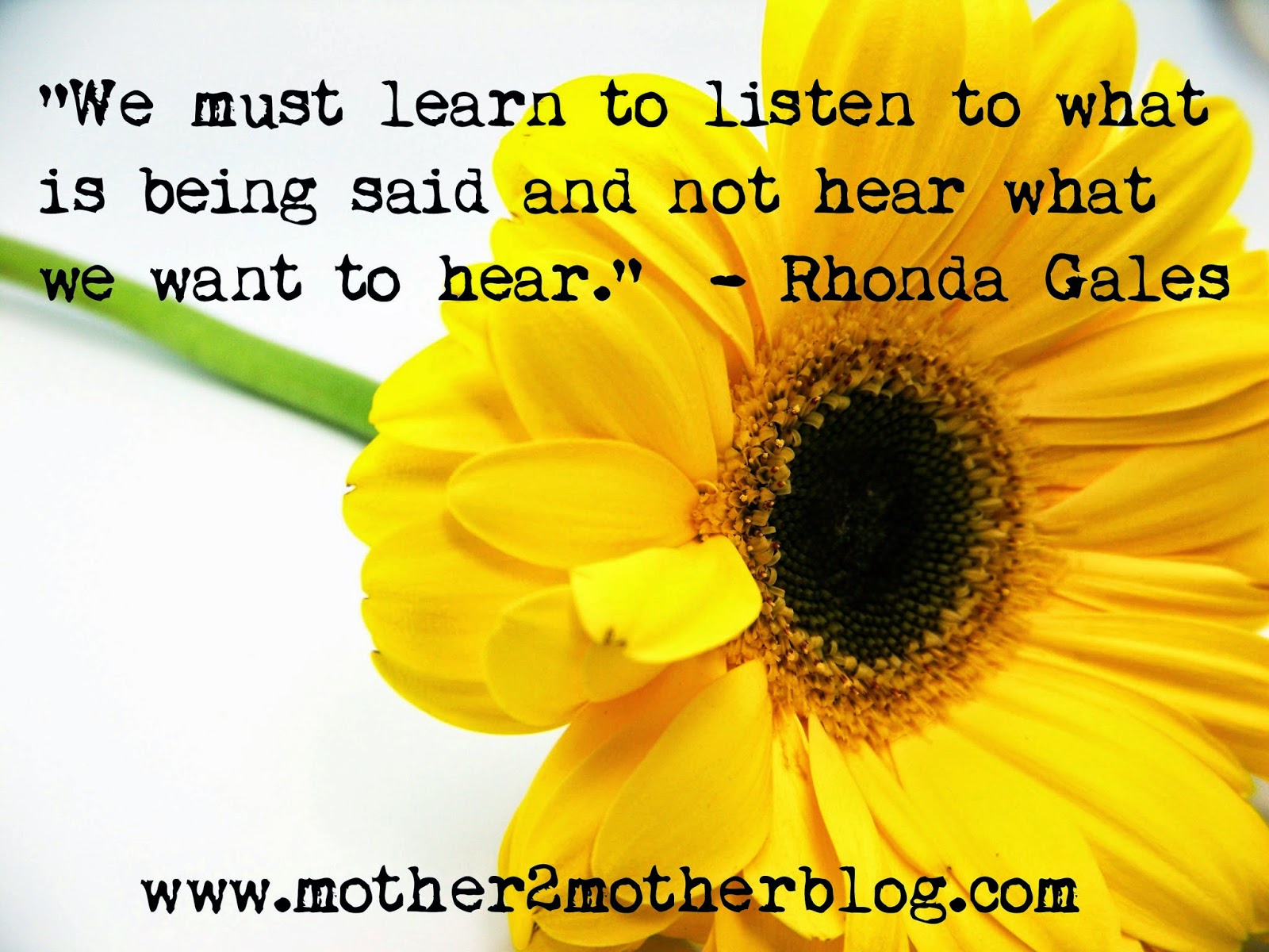 I hear what you are saying. Listen and learn to hear. I hear what you are saying. Listen and learn to hear.