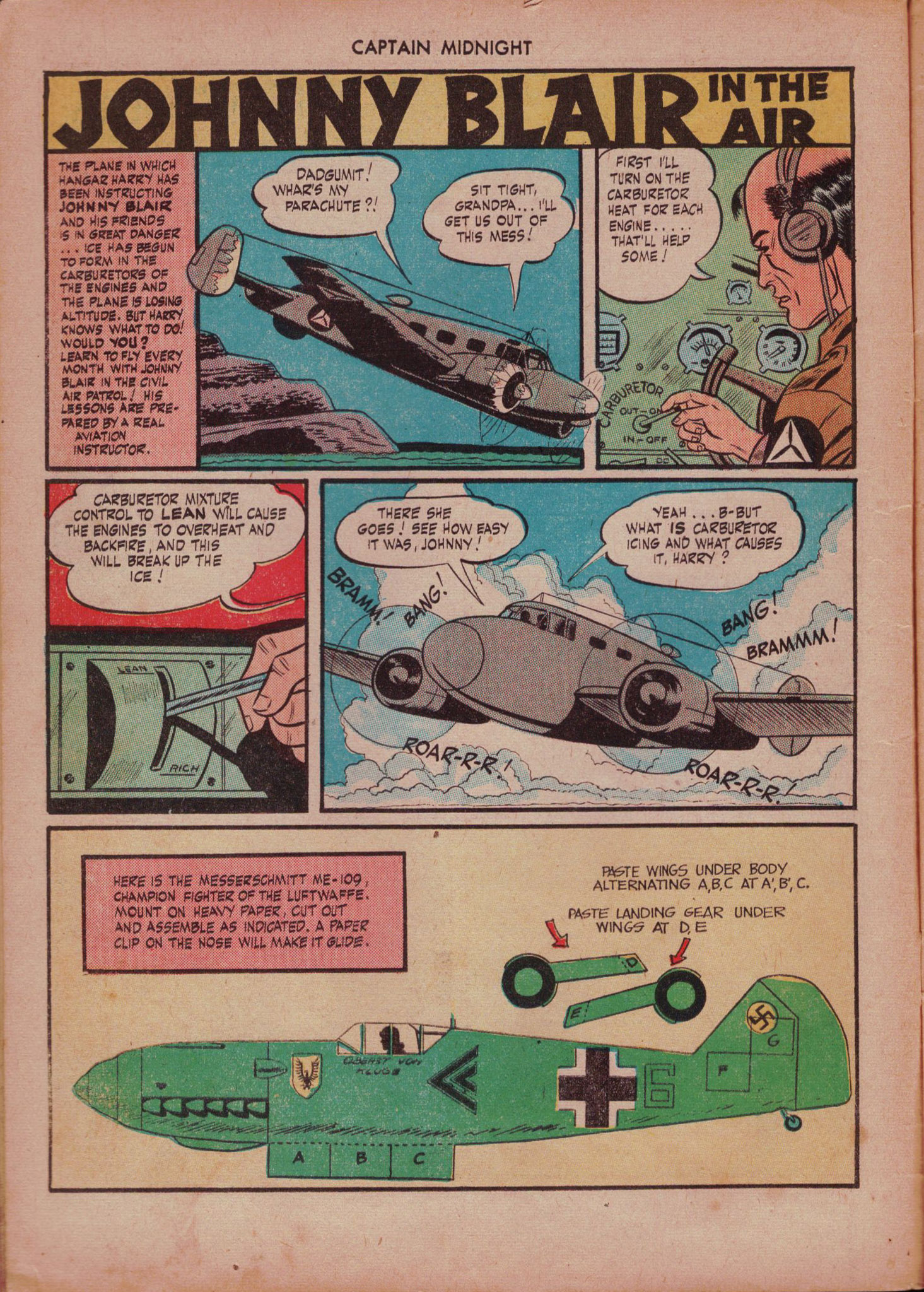 Read online Captain Midnight (1942) comic -  Issue #28 - 14