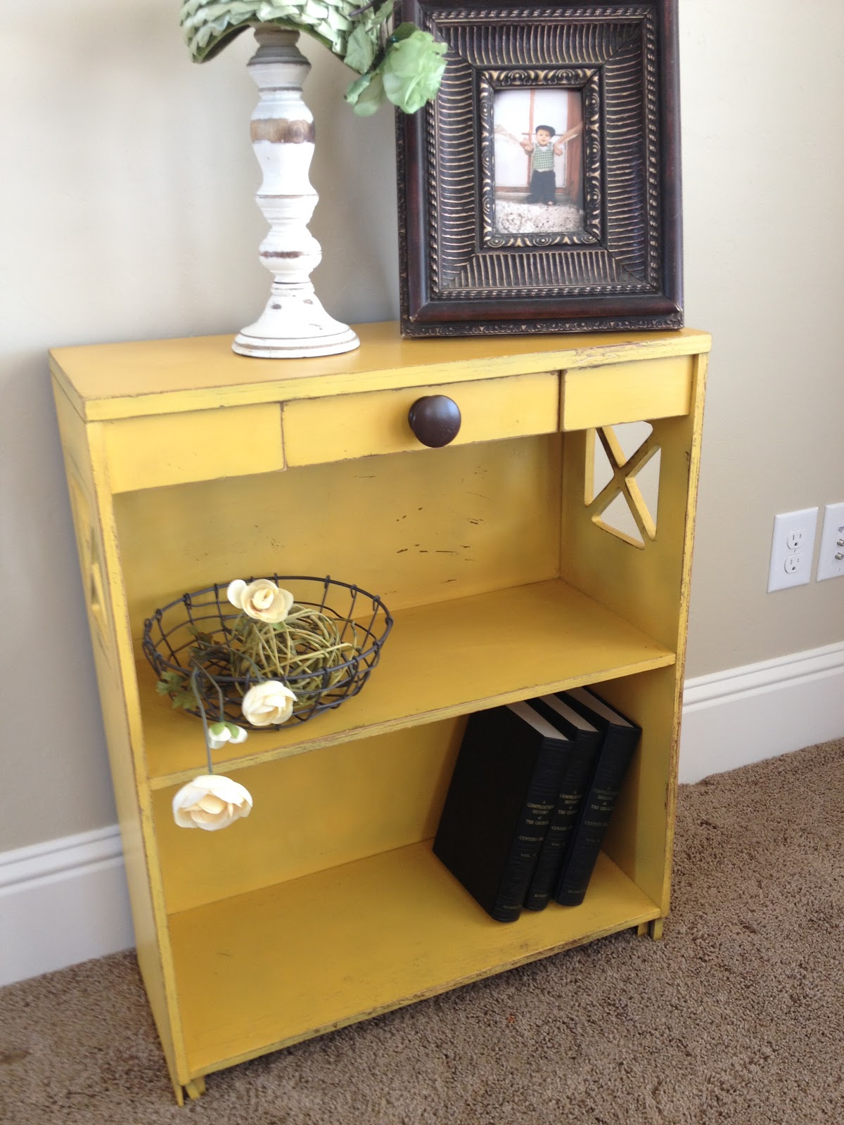 Emporium Mustard Yellow Shelf Unit