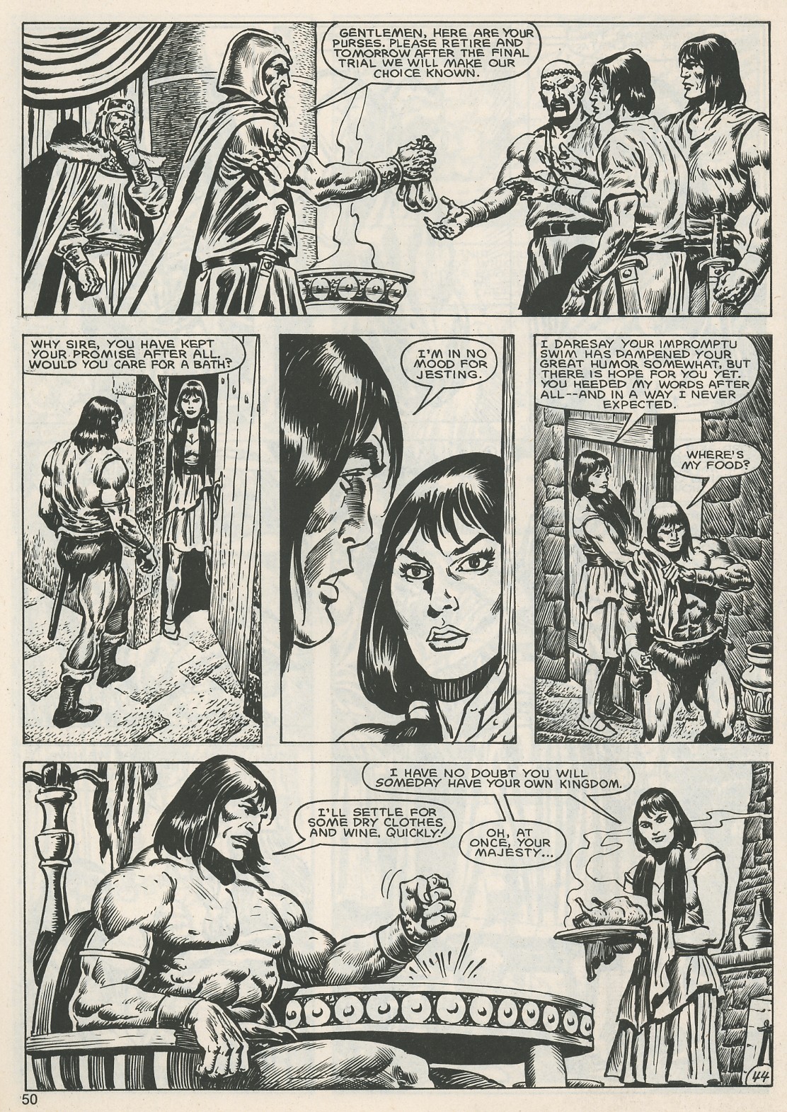 Read online The Savage Sword Of Conan comic -  Issue #113 - 50