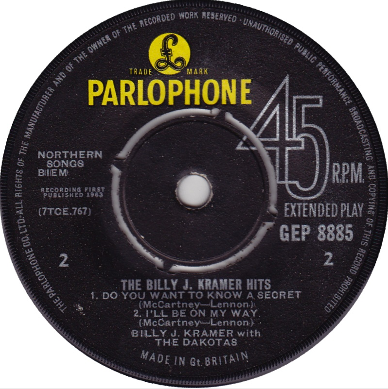 Extended songs. Parlophone records. Parlophone. Yesterday Beatles.