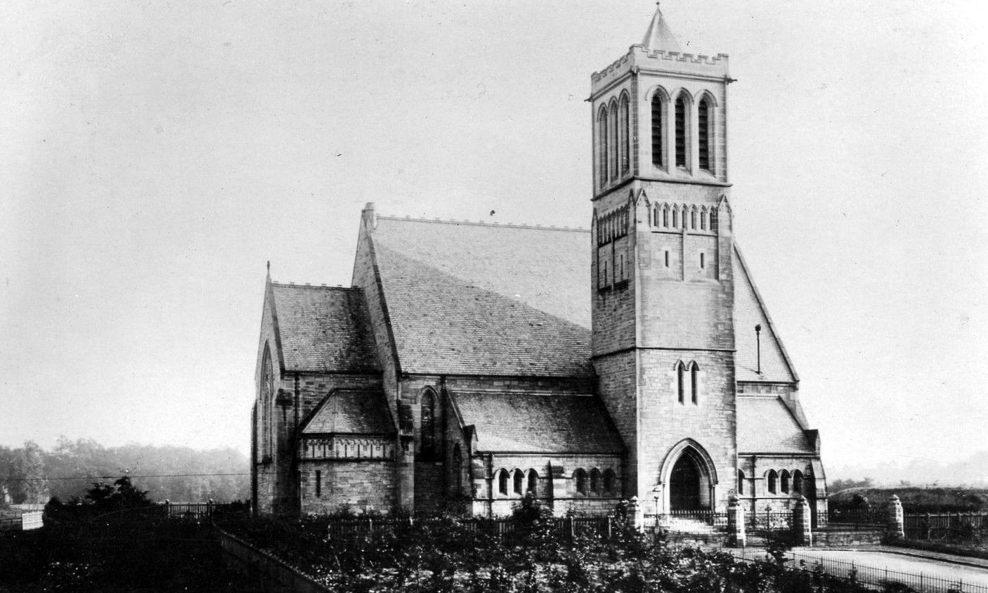 Tour Scotland Old Photograph Coltness Memorial Church Newmains Scotland