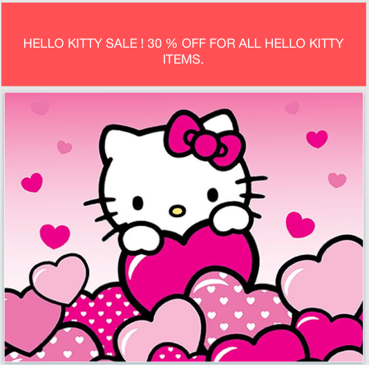 HELLO KITTY MERCHANDISE