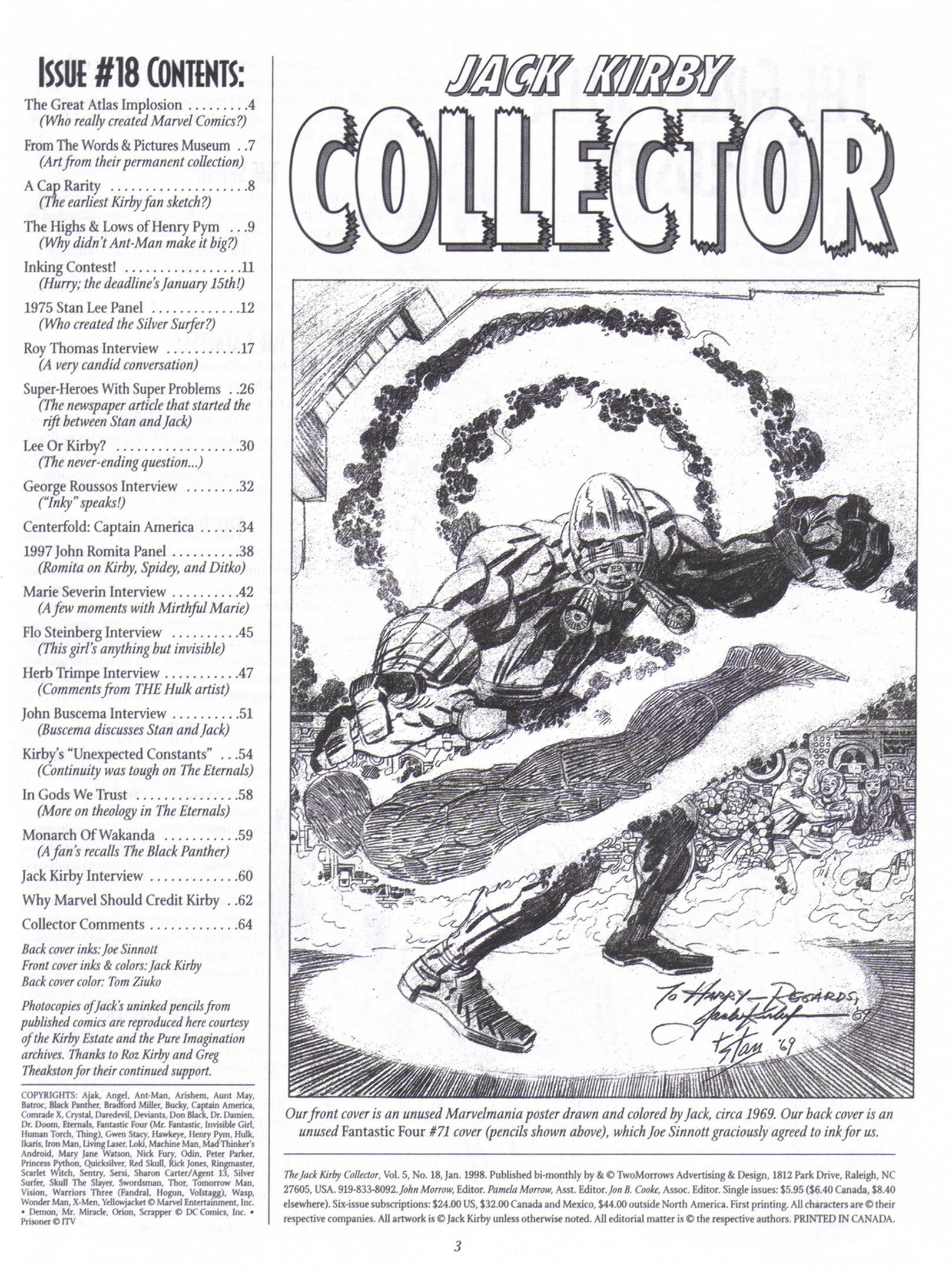 Read online The Jack Kirby Collector comic -  Issue #18 - 3