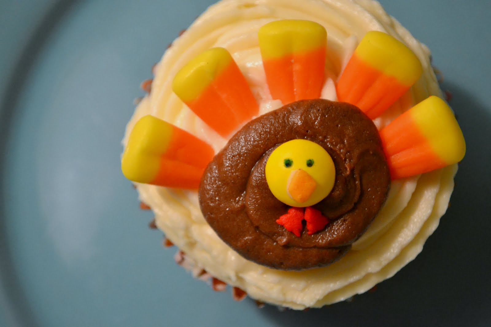 p.s.♡: a thanksgiving special: turkey cupcakes