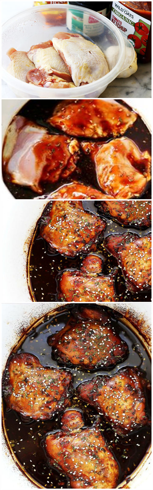 CROCK POT HONEY GARLIC CHICKEN