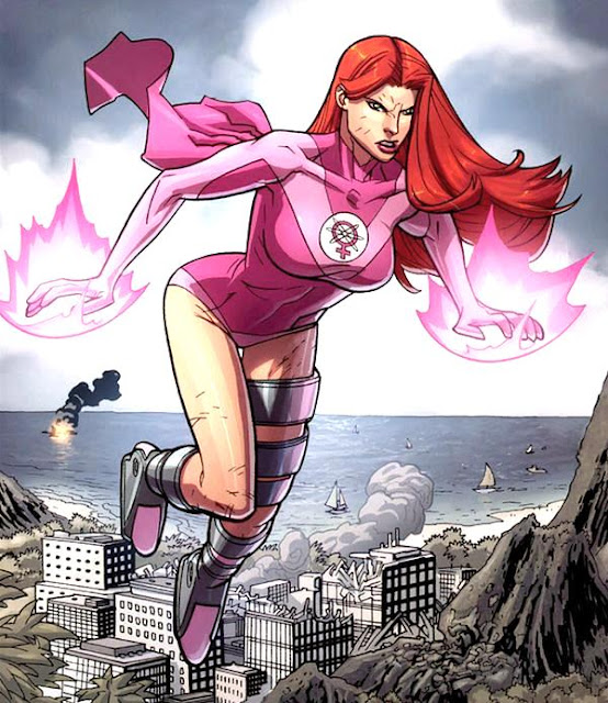She's Fantastic Invincible's ATOM EVE!