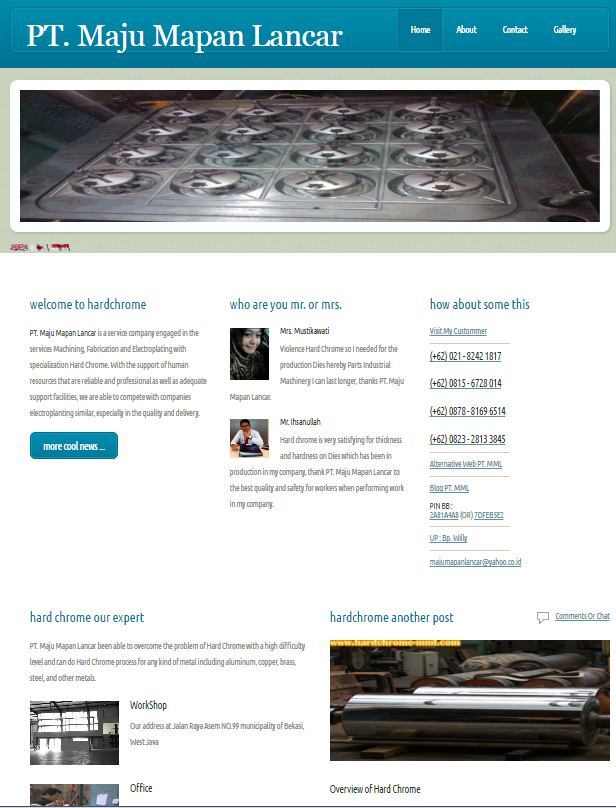 Hardchrome | PT. Maju Mapan Lancar Hardchrome | PT. Maju Mapan Lancar
