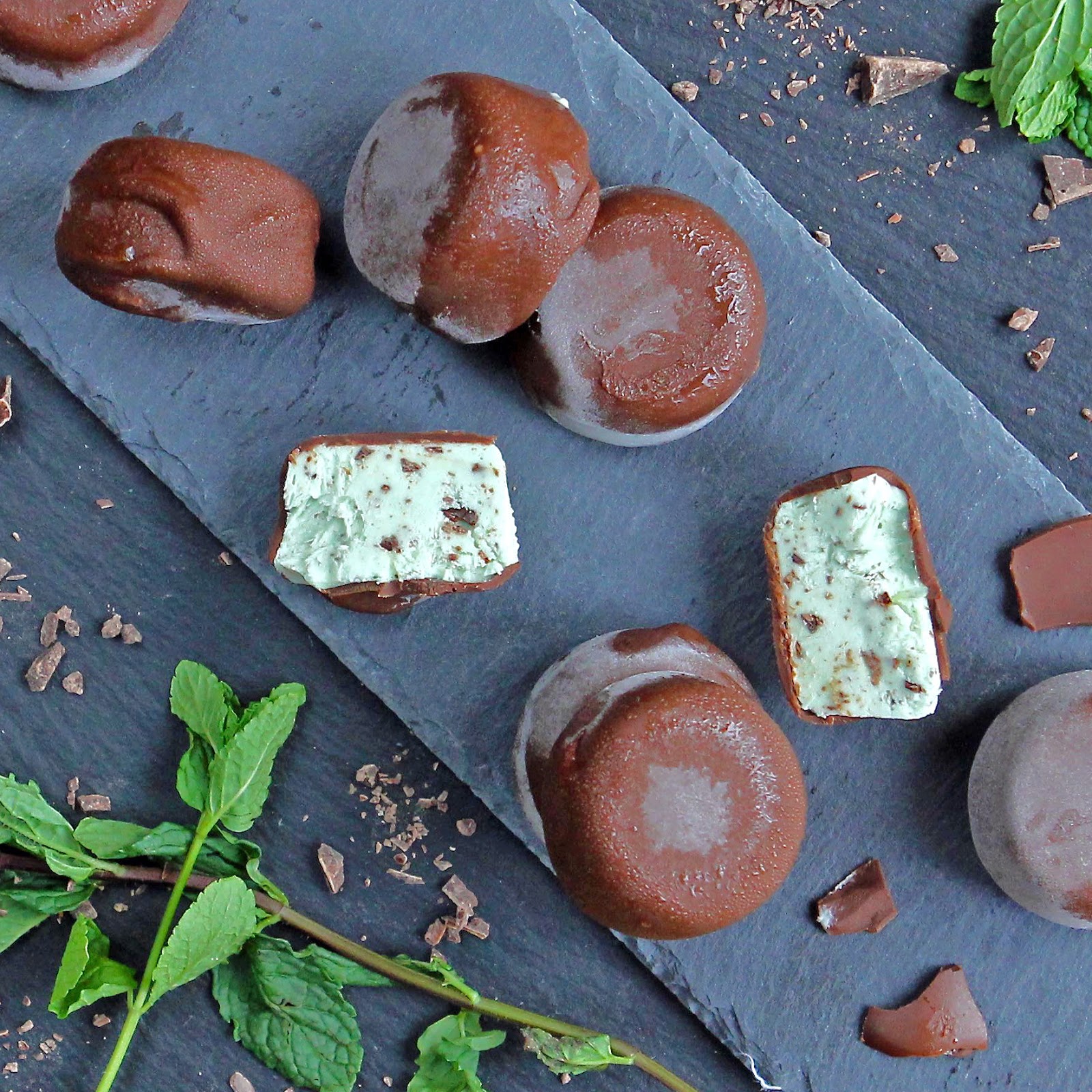 Gluten Free Alchemist Vegan MintChocolate Ice Cream Bites (free from