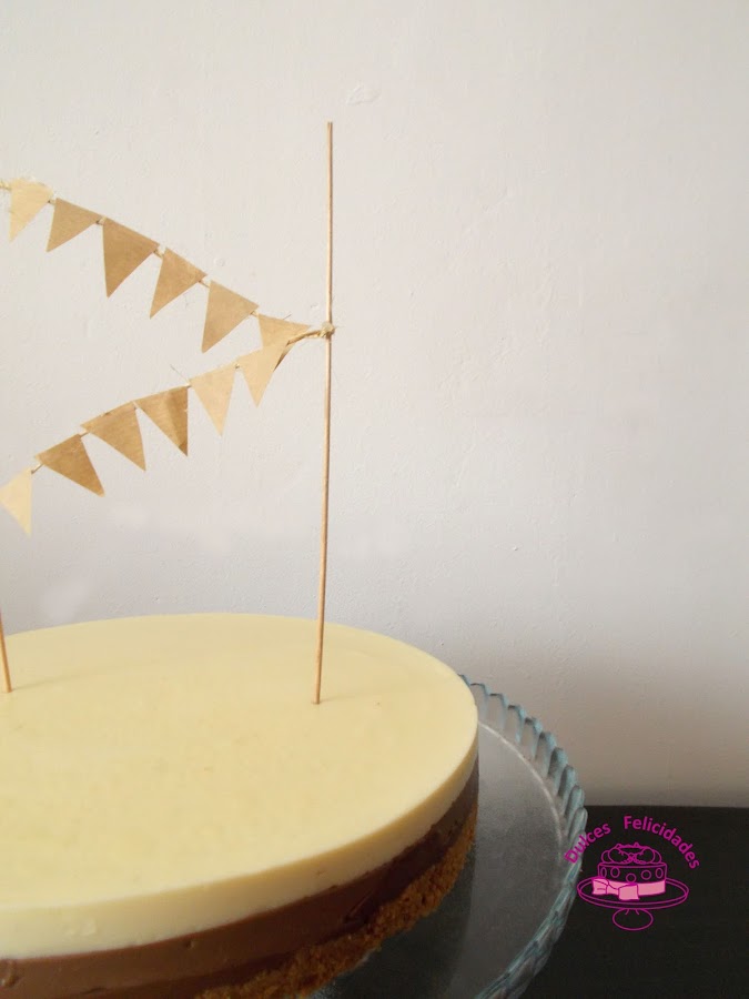 Tarta tres chocolates