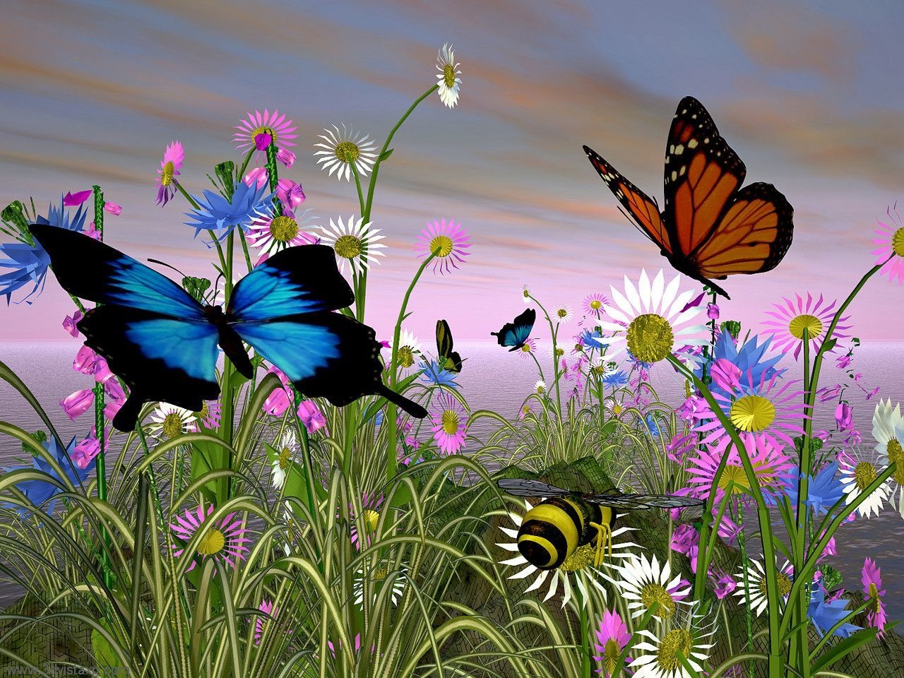 wallpaper zh: Butterfly Nature Wallpaper