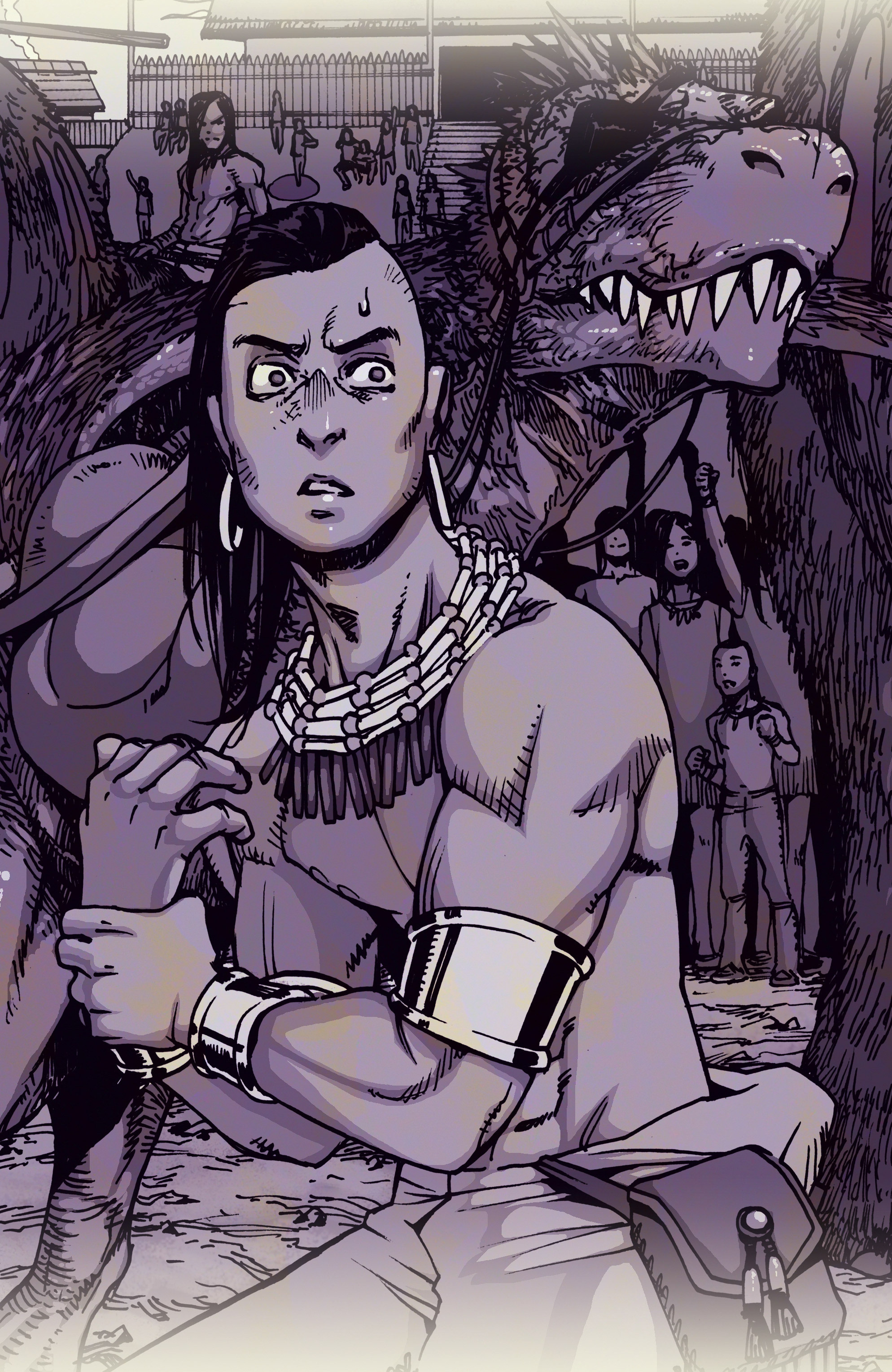 Read online Turok: Dinosaur Hunter (2014) comic -  Issue # _TPB 1 - 96