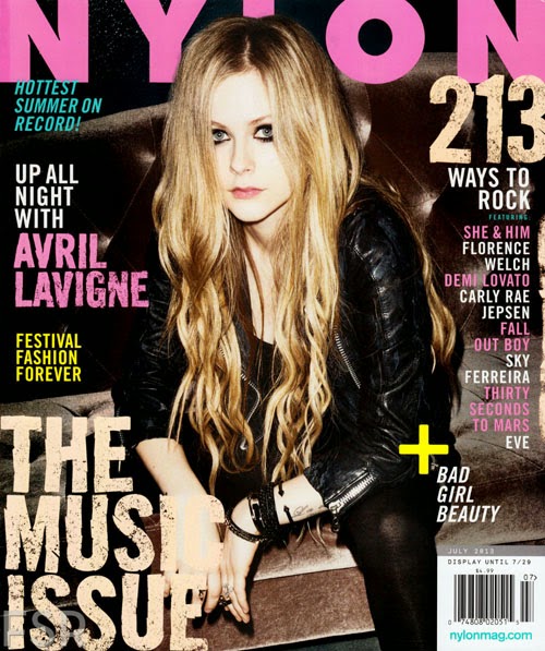 Avril Lavigne: Nylon Magazine 2013