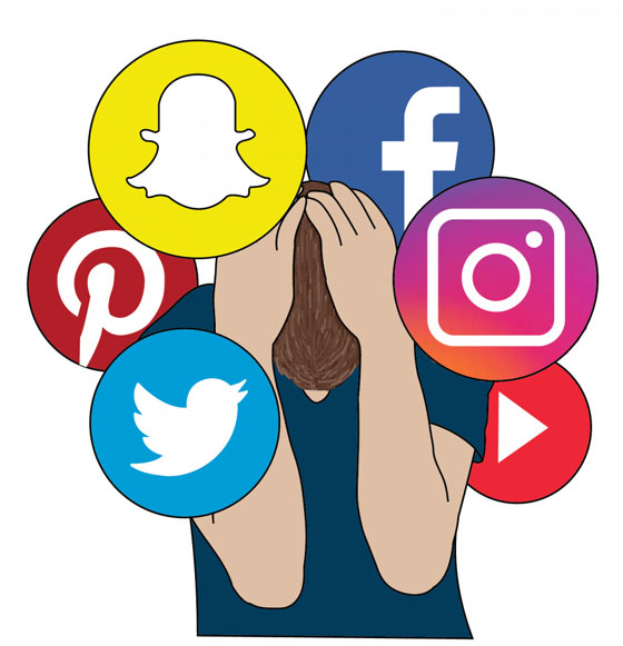 فتيات صغيرات في سن المراهقة يشعرن بضغوط من وسائل التواصل الاجتماعي ، حسب الدراسة 2021