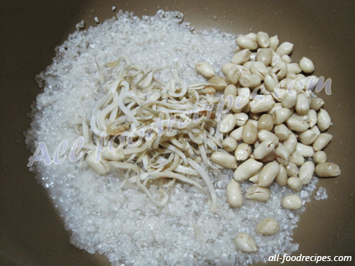 Food Recipes: Congee with peanut and dried fish