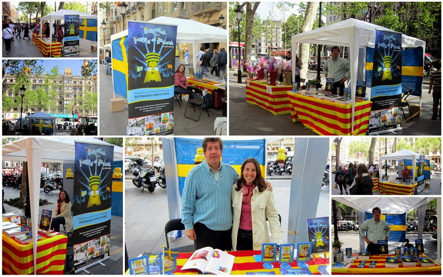 Sant Jordi 2015 día del libro y la rosa en Catalunya