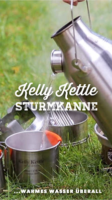 Kelly Kettle | Sturmkanne, outdoor Wasserkocher | Trekker Kettle Set | Review – Test | Outdoor Blog, wanderblog | Kocht Wasser in 3 -5 Minuten