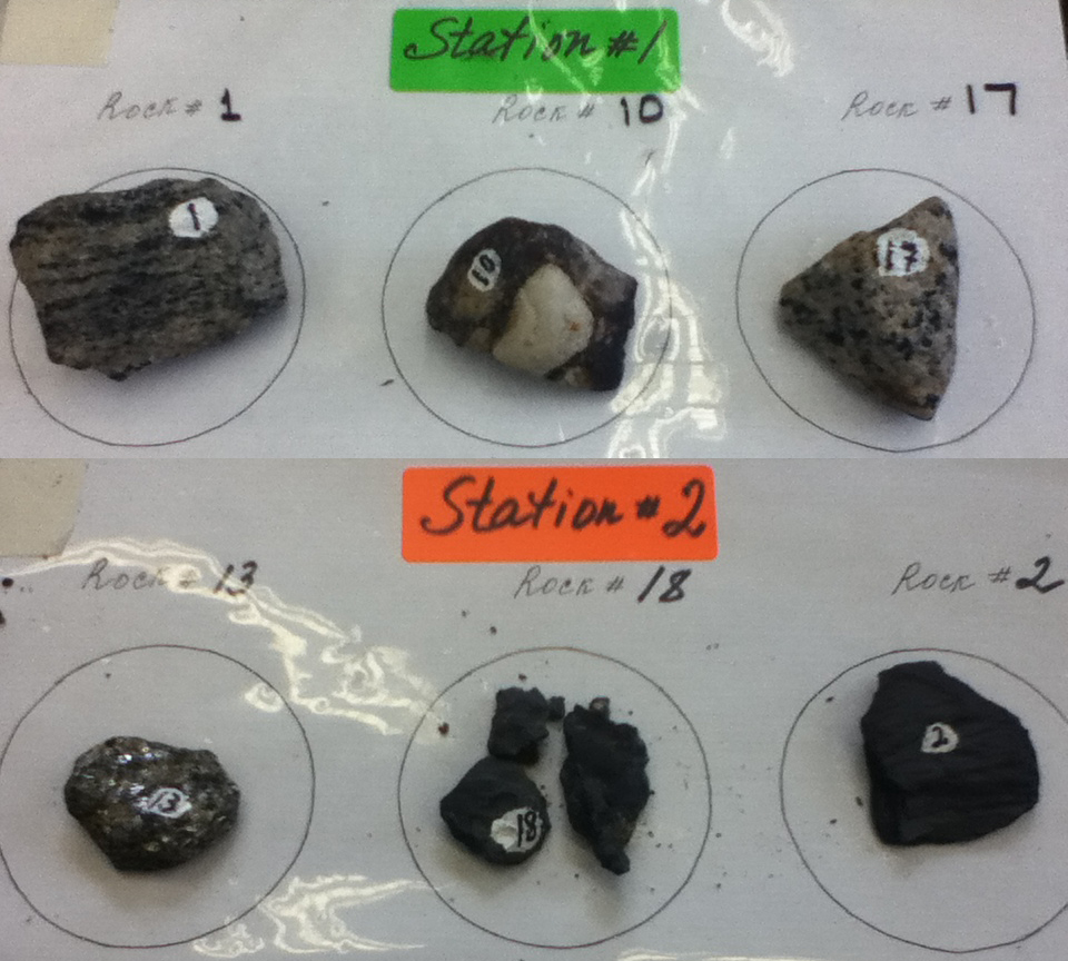 Earth Science Reference: Lab#14 Rock Lab (5/13/13 to 5/16/13)